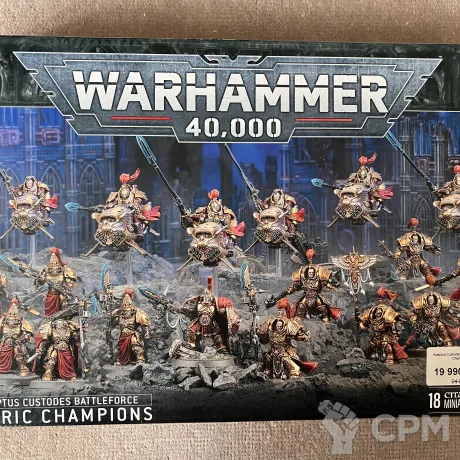 Описание картинки Adeptus Custodes Battleforce: Auric Champions от nikola_homeboy по цене 23 000руб | Свободный Рынок Миниатюр - СРМ