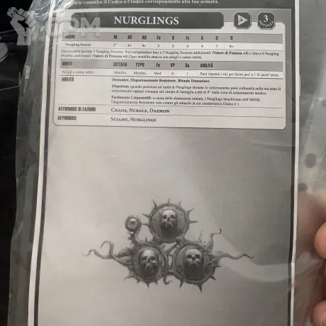 Описание картинки Nurglings от User25534 по цене 3 200руб | Свободный Рынок Миниатюр - СРМ
