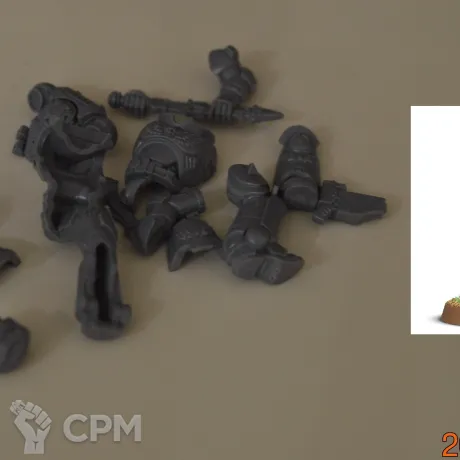 Описание картинки Ultramarines primaris lieutenant Celsius от  по цене 600руб | Свободный Рынок Миниатюр - СРМ