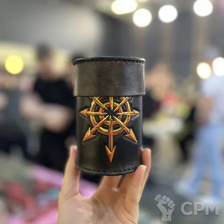 Описание картинки Стакан для кубов /дайсомёт/кубомёт/dicecup - Хаос Неделимый Chaos Undivided от Мастерская - 2D20 по цене 6 500руб | Свободный Рынок Миниатюр - СРМ