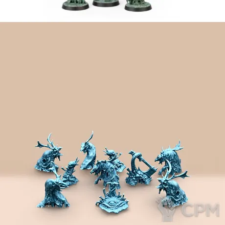 Описание картинки Mire Kelpies от 3D Wargaming по цене 400руб | Свободный Рынок Миниатюр - СРМ