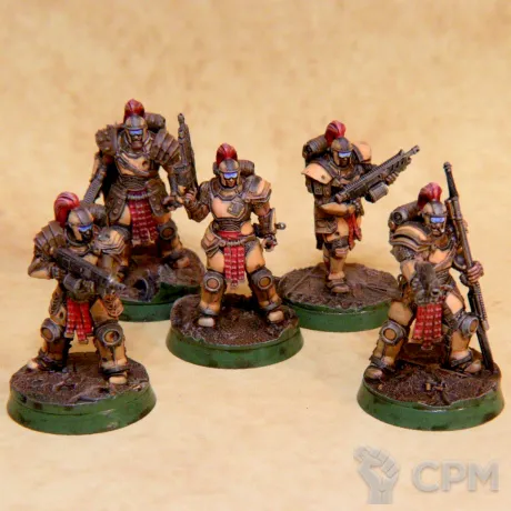 Описание картинки Scortched Earth - Legionary Fireteam от Manufactorum76 по цене 1 000руб | Свободный Рынок Миниатюр - СРМ