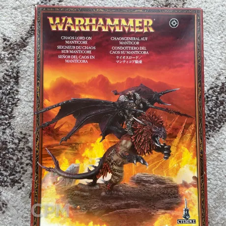 Описание картинки Chaos Lord on Manticore от Albion по цене 6 000руб | Свободный Рынок Миниатюр - СРМ
