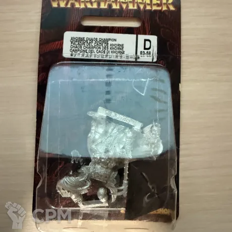 Описание картинки Khorne chaos champion от Eidolon по цене 1 000руб | Свободный Рынок Миниатюр - СРМ