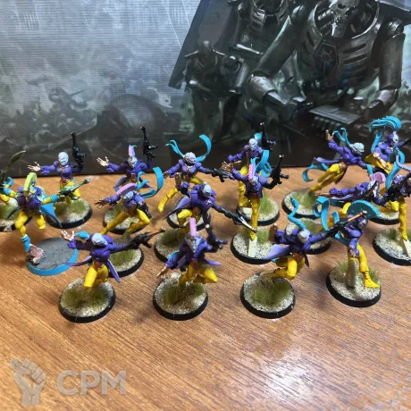 Описание картинки Troupe Players Harlequins (17 шт.) (оригинал) от Shayen по цене 8 990руб | Свободный Рынок Миниатюр - СРМ