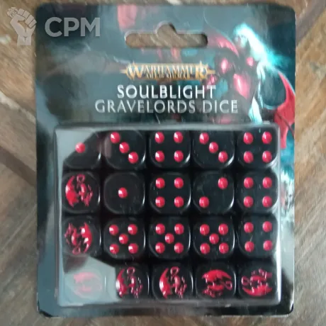 Описание картинки Soulblight Gravelords dice set от  по цене 2 050руб | Свободный Рынок Миниатюр - СРМ