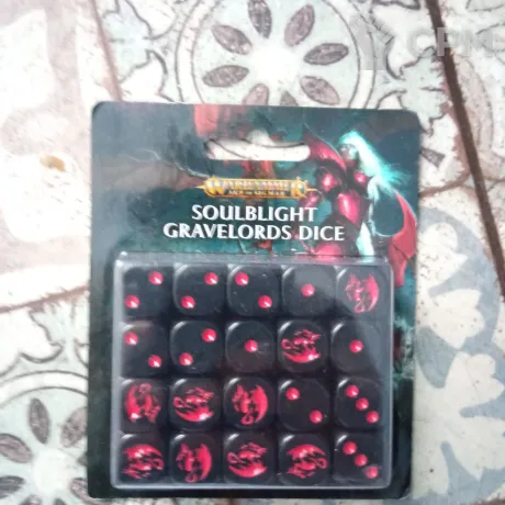 Описание картинки Soulblight Gravelords Dice set от  по цене 100руб | Свободный Рынок Миниатюр - СРМ