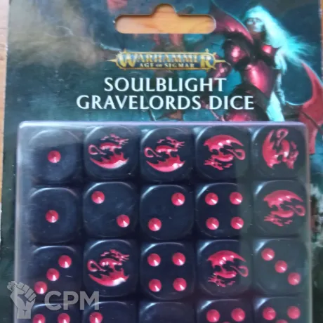 Описание картинки Soulblight Gravelords Dice Set от  по цене 2 550руб | Свободный Рынок Миниатюр - СРМ