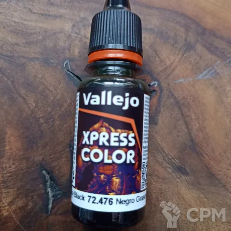 Описание картинки Vallejo Xpress Color - 72.476 Greasy Black от Selena по цене 404руб | Свободный Рынок Миниатюр - СРМ