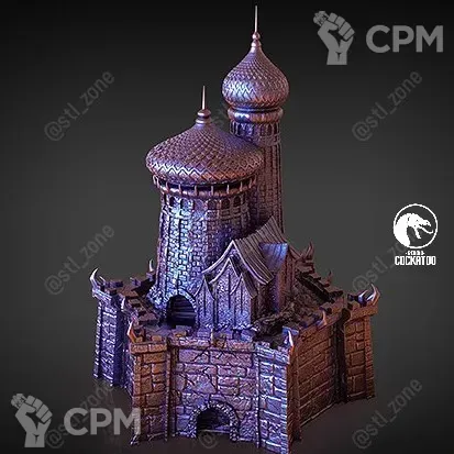 Описание картинки WeisHickman Dice tower/Башня для кубов от Studio Cockatoo по цене 4 400руб | Свободный Рынок Миниатюр - СРМ