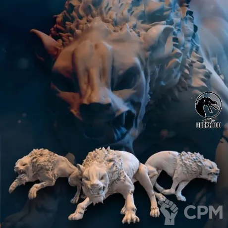 Описание картинки Wild Wargs от Studio Cockatoo по цене 300руб | Свободный Рынок Миниатюр - СРМ