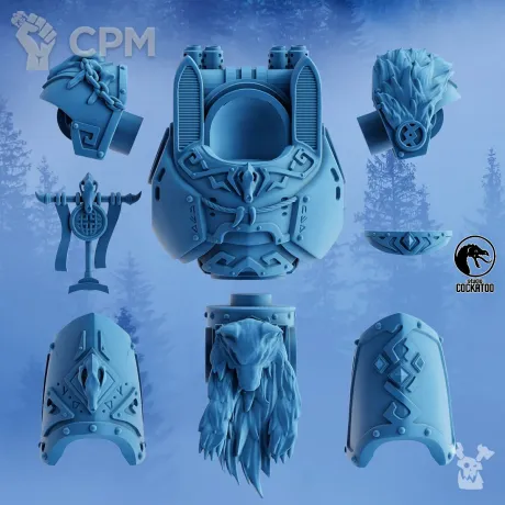 Описание картинки SW Contemptor Dreadnought upgrade pack от Studio Cockatoo по цене 600руб | Свободный Рынок Миниатюр - СРМ