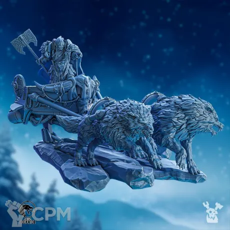 Описание картинки Logan Grimnar on Stormrider от Studio Cockatoo по цене 1 000руб | Свободный Рынок Миниатюр - СРМ