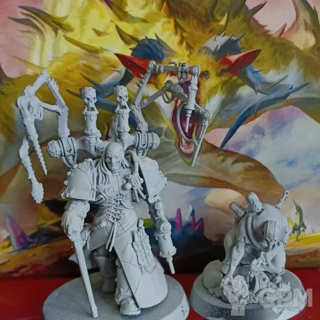 Описание картинки Fabius Bile Фабий Байл оригинал грунт от Orc по цене 3 900руб | Свободный Рынок Миниатюр - СРМ