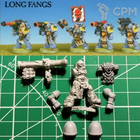Описание картинки Long Fang 3 w/Missile Launcher (2ed) от Stark Foundry по цене 380руб | Свободный Рынок Миниатюр - СРМ
