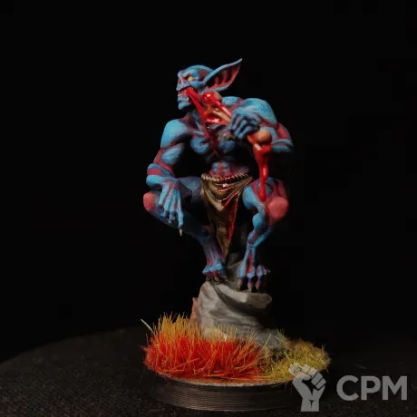 Описание картинки Гуль/вампир для НРИ от KkiDi по цене 1 200руб | Свободный Рынок Миниатюр - СРМ