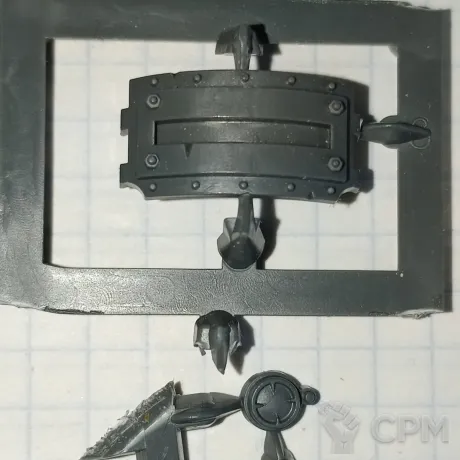 Описание картинки Щиток Дреда с прицелом оригинал деталь от Orc по цене 98руб | Свободный Рынок Миниатюр - СРМ