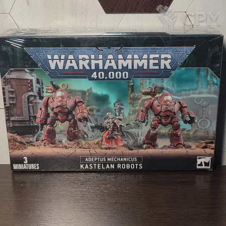 Описание картинки Adeptus Mechanicus: Kastelan Robots Warhammer 40000 от ALKR по цене 6 500руб | Свободный Рынок Миниатюр - СРМ