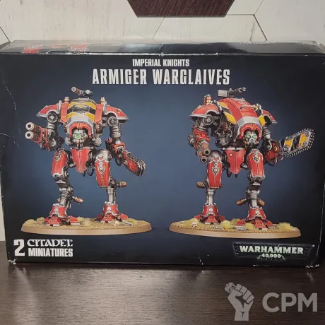 Описание картинки Imperial Knights: Knight Armigers Warhammer 40000 от ALKR по цене 8 500руб | Свободный Рынок Миниатюр - СРМ