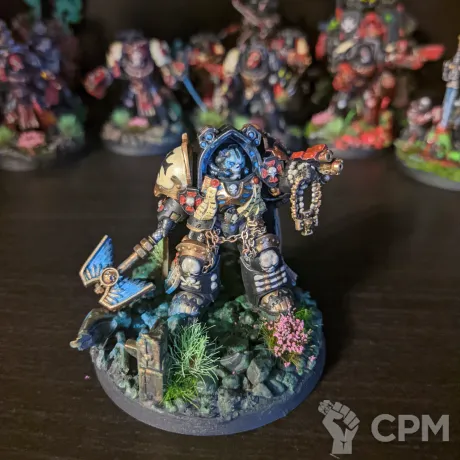 Описание картинки Chaplain in terminator armor от FrolD по цене 1 200руб | Свободный Рынок Миниатюр - СРМ