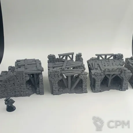 Описание картинки Разрушенный Мост - Фэнтези Террейн, Shadowfey Ruins от Terrain Print по цене 800руб