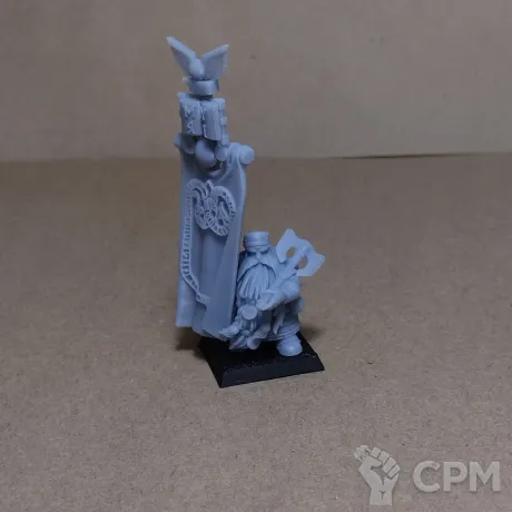 Описание картинки Dwarf King/Thane with Banner #4 от Lazurith по цене 200руб | Свободный Рынок Миниатюр - СРМ