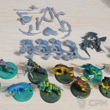 Описание картинки Skinks от fhtagn по цене 1 000руб | Свободный Рынок Миниатюр - СРМ