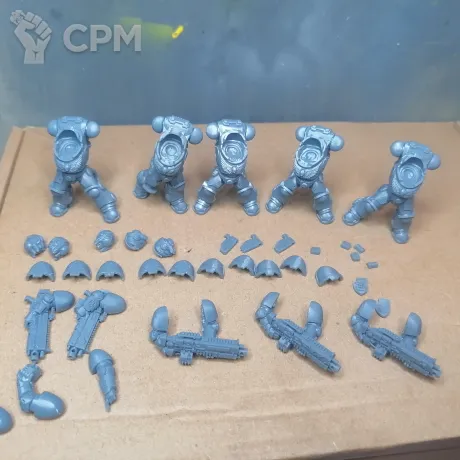 Описание картинки Primaris_squad in armor gravis от @Avdohaprint по цене 1 000руб | Свободный Рынок Миниатюр - СРМ