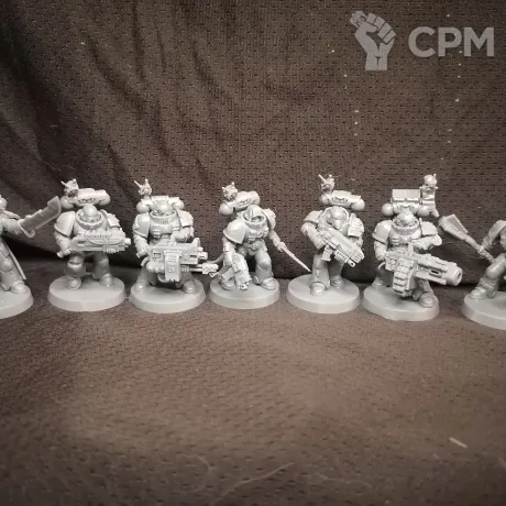 Описание картинки Warhammer 40000 Deathwatch Squad от @Avdohaprint по цене 1 300руб | Свободный Рынок Миниатюр - СРМ