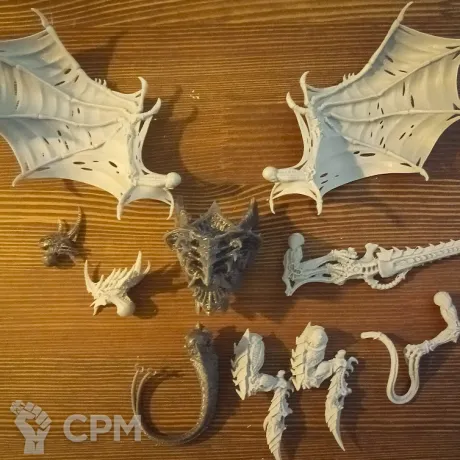 Описание картинки Flying Hive Tyrant with Wings от  по цене 800руб | Свободный Рынок Миниатюр - СРМ