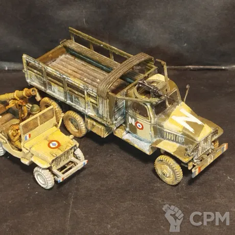 Описание картинки Французский армейский автотранспорт 1/72 от Hanse по цене 1 600руб | Свободный Рынок Миниатюр - СРМ
