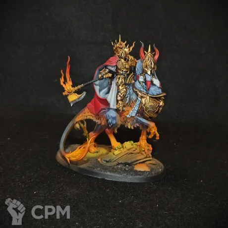 Описание картинки Lord-Vigilant on Gryph-stalker от mantihorus1 по цене 8 000руб | Свободный Рынок Миниатюр - СРМ