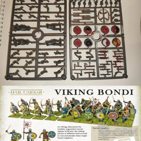 Описание картинки Viking bondi 28мм Бонды викингов от Marcus по цене 540руб | Свободный Рынок Миниатюр - СРМ