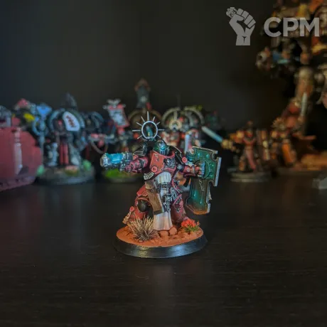 Описание картинки Primaris Lieutenant with Storm Shield от WB studio по цене 1 500руб | Свободный Рынок Миниатюр - СРМ