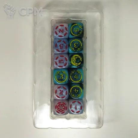 Описание картинки Кубы Shiho Clan: Faction Dice Set от Ded Semen по цене 1 200руб | Свободный Рынок Миниатюр - СРМ