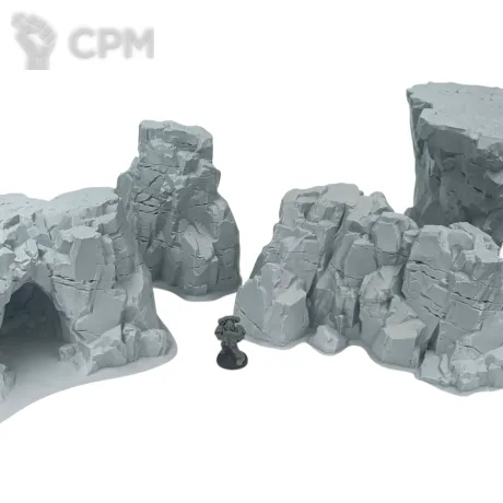 Описание картинки Большие Камни № 2 - Террейн от Terrain Print по цене 2 800руб | Свободный Рынок Миниатюр - СРМ