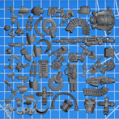 Описание картинки Castellax Battle Automata от Три Ди Принт по цене 850руб | Свободный Рынок Миниатюр - СРМ