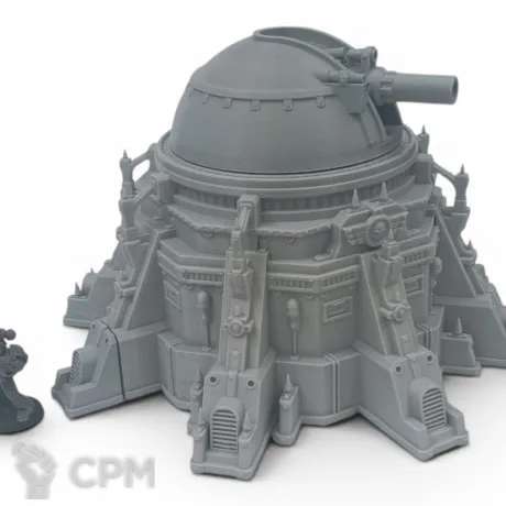 Описание картинки Орудие "Абсолют" - Sci-Fi Террейн от Terrain Print по цене 1 600руб | Свободный Рынок Миниатюр - СРМ