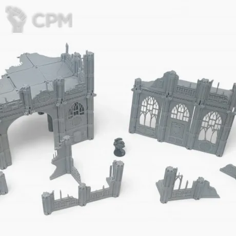 Описание картинки Killzone Chalnath - Террейн Sector Imperialis от Terrain Print по цене 3 200руб | Свободный Рынок Миниатюр - СРМ
