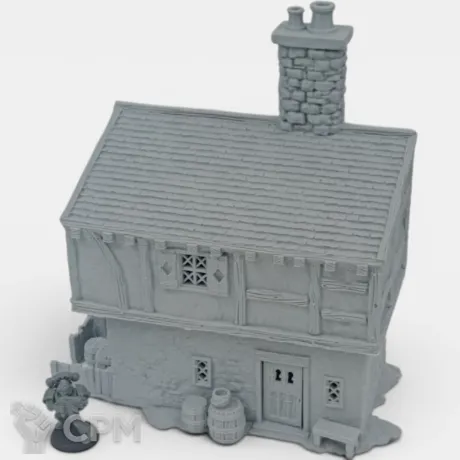 Описание картинки Дом Бриарвуда №2 - Фэнтези Террейн от Terrain Print по цене 1 500руб | Свободный Рынок Миниатюр - СРМ
