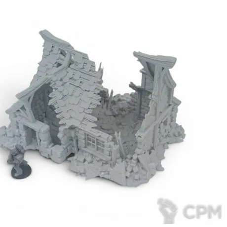 Описание картинки Таверна "Последний глоток" - Фэнтези Террейн от Terrain Print по цене 1 800руб | Свободный Рынок Миниатюр - СРМ