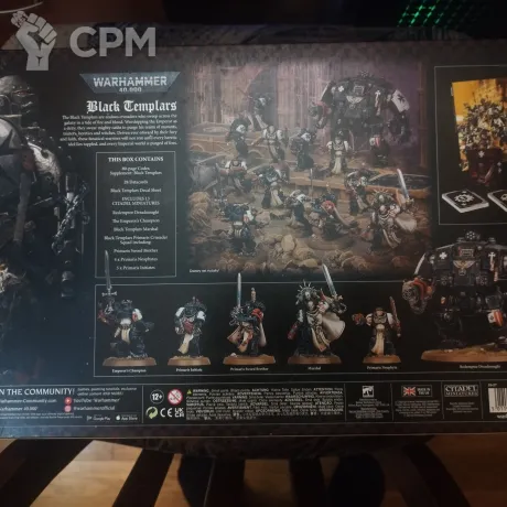 Описание картинки Blacks Templars army set от User44784 по цене 13 000руб | Свободный Рынок Миниатюр - СРМ