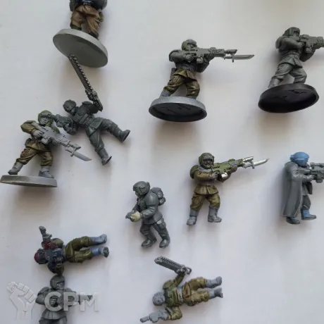Описание картинки Cadian Shock Troops от Beleshek по цене 1 500руб | Свободный Рынок Миниатюр - СРМ