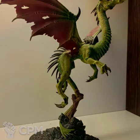 Описание картинки Dark Elf Dreadlord on Black Dragon от Rayadarian по цене 6 000руб | Свободный Рынок Миниатюр - СРМ