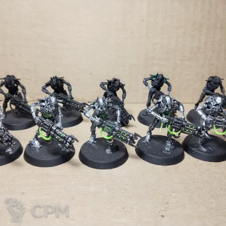 Описание картинки Necron Warriors от Subedei по цене 1 000руб | Свободный Рынок Миниатюр - СРМ