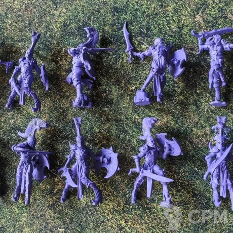 Описание картинки Chaos Warriors of Slaanesh / Myrmidesh Painbringers от _Revan по цене 1 400руб | Свободный Рынок Миниатюр - СРМ