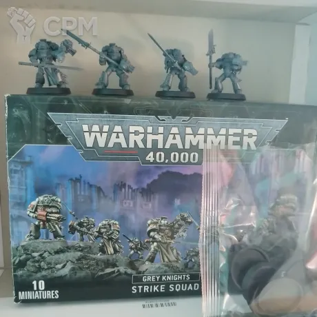 Описание картинки Grey Knights Strike Squad от  по цене 4 000руб | Свободный Рынок Миниатюр - СРМ
