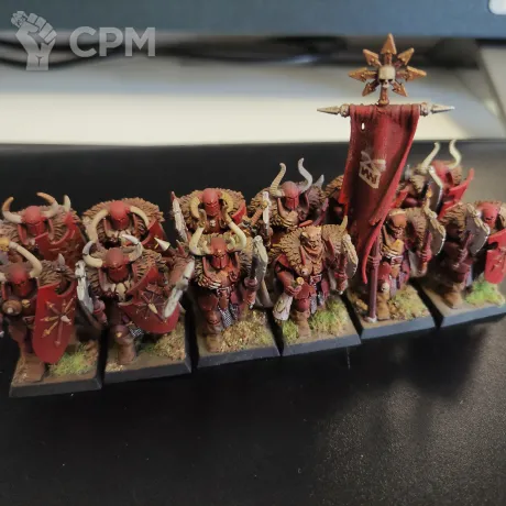 Описание картинки Chaos Warriors Khorne от Grabblecast по цене 900руб | Свободный Рынок Миниатюр - СРМ
