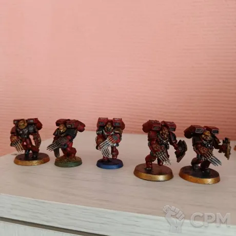 Описание картинки Vanguard Veteran Squad With Jump Packs от Kirumo по цене 100руб | Свободный Рынок Миниатюр - СРМ