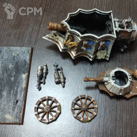 Описание картинки Empire Steam Tank от Grabblecast по цене 900руб | Свободный Рынок Миниатюр - СРМ